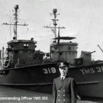 Ensign Lange when Commanding Officer of YMS 302
